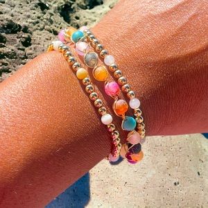 Colorful beaded bracelet